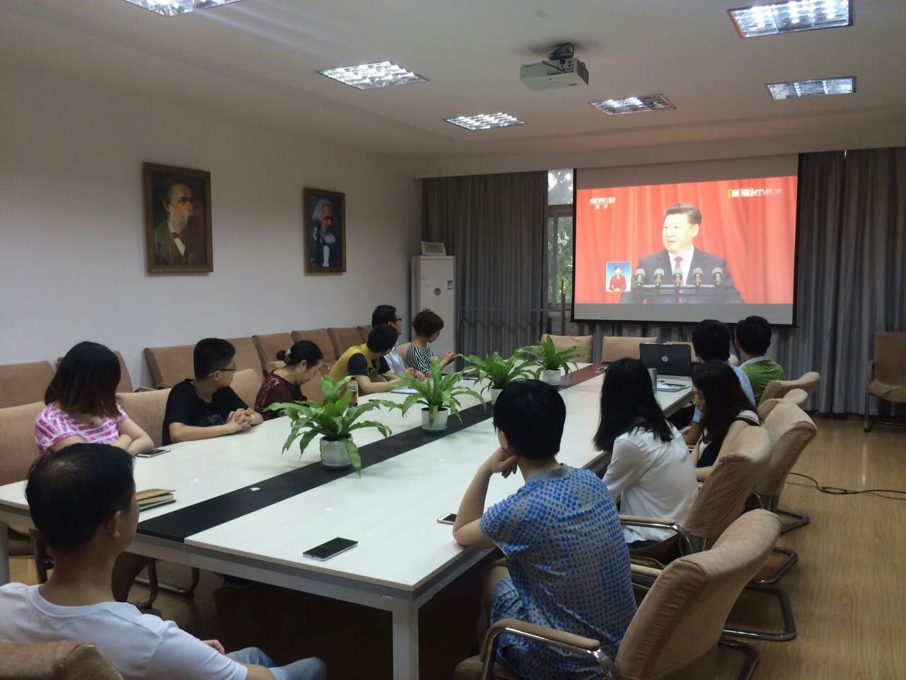 【两学一做】3044永利集团有限公司组织观看建党95周年庆祝大会