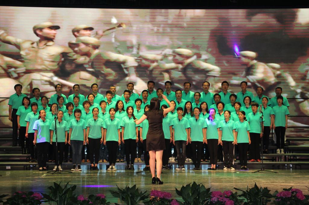 3044永利集团有限公司分工会在公司纪念抗日战争胜利七十周年大合唱中荣获优秀奖